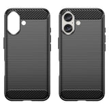 EIDERWOOD iPhone 16 Brushed Carbon Deksel - Svart