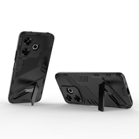 EIDERWOOD Xiaomi Redmi 13 Hybrid Deksel med Kickstand - Svart
