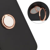 EIDERWOOD Samsung Galaxy S24 FE Fleksibelt Plast Deksel med Magnetisk Ringstøtte – Rose Gold