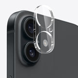 NORTHJO iPhone 16 Plus | 3-i-1 360° Beskyttelsessett med Deksel | Skjermbeskytter | Kameralinsebeskytter - Gjennomsiktig