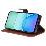 EIDERWOOD Xiaomi Redmi 13 Deksel i Kunstskinn med Lommebok og Stropp - Brun