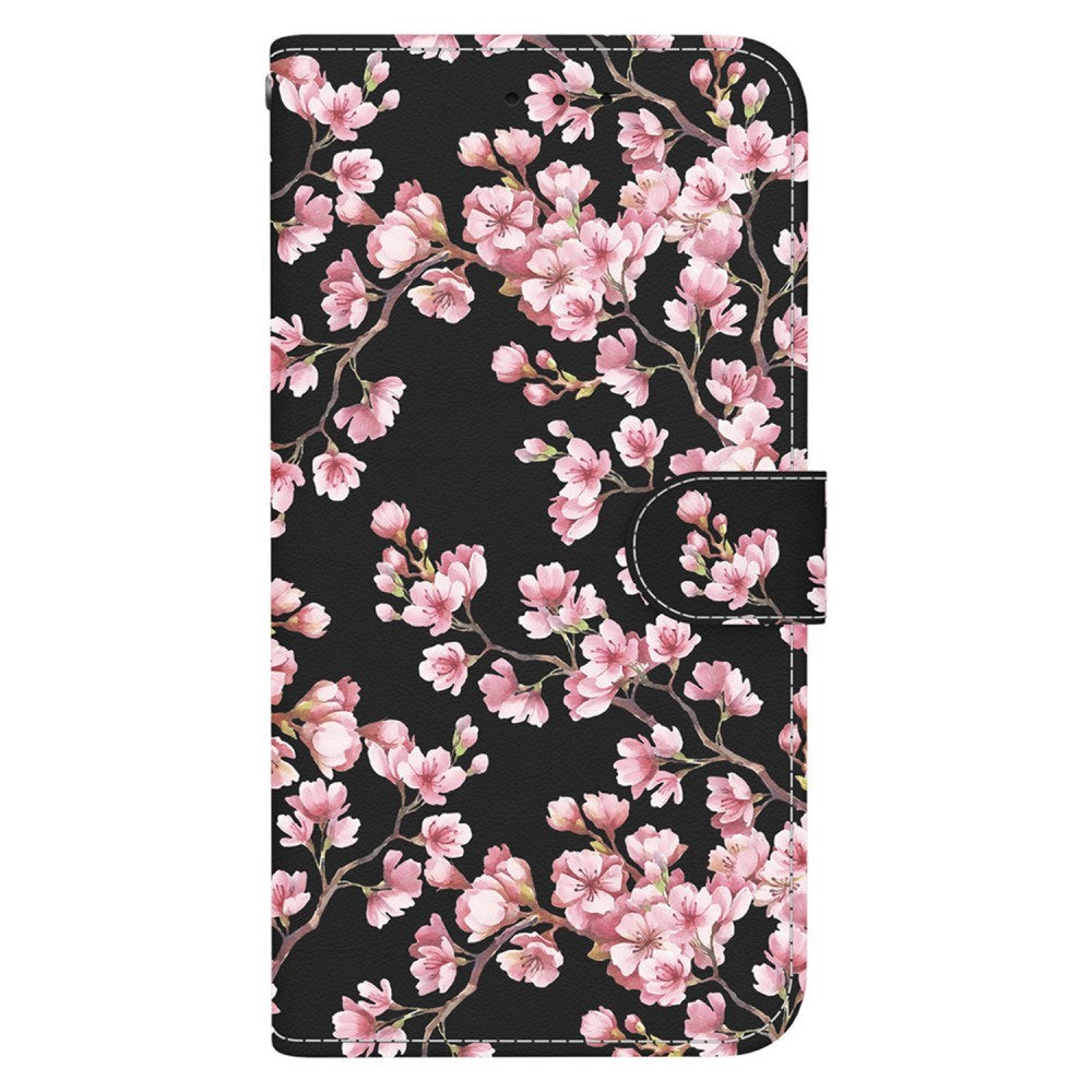 EIDERWOOD Motorola Moto G85 (5G) Kunstskinn Deksel med Lommebok og Stropp - Rosa Tre