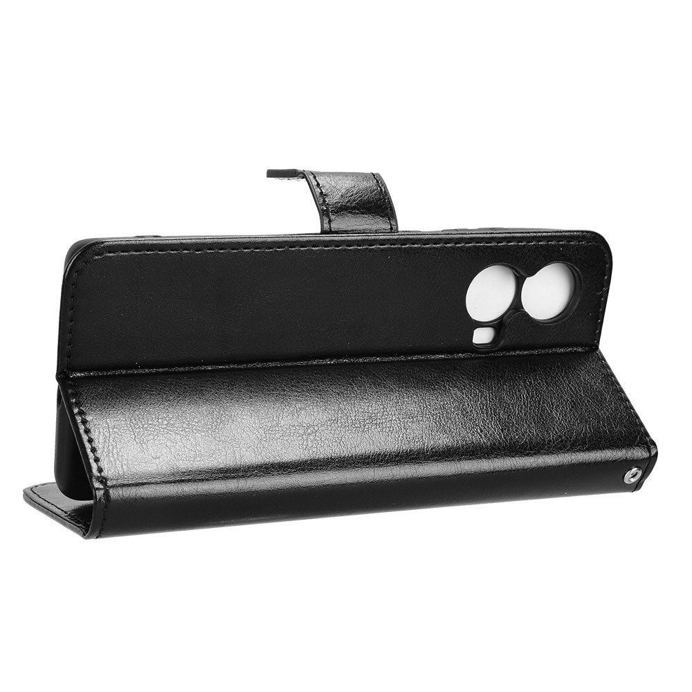 EIDERWOOD Motorola Moto G85 (5G) Kunstskinn Flip Deksel m. Strop - Svart