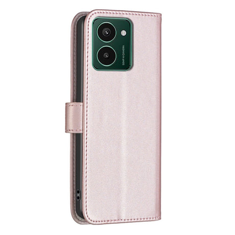 HMD Pulse+ Kunst Skinn Flip Deksel m. Stativ & Lommebok - Rose Gold