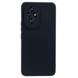 EIDERWOOD Honor 200 5G Deksel – Fleksibelt Plast Deksel med Fiberfôr og Presis Kamerautskjæring - Svart