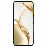 EIDERWOOD Honor 200 5G Deksel – Fleksibelt Plast Deksel med Fiberfôr og Presis Kamerautskjæring - Svart