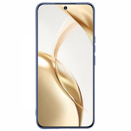 EIDERWOOD Honor 200 5G Deksel – Fleksibelt Plast Deksel med Fiberfôr og Presis Kamerautskjæring - Blå