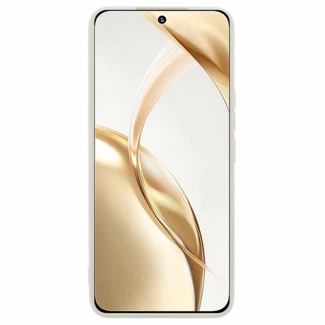 EIDERWOOD Honor 200 5G Deksel – Fleksibelt Plast Deksel med Fiberfôr og Presis Kamerautskjæring - Hvit