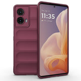 EIDERWOOD  Motorola Moto G85 (5G) Fleksibelt Plastdeksel - Bordeaux Rød