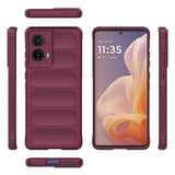 EIDERWOOD  Motorola Moto G85 (5G) Fleksibelt Plastdeksel - Bordeaux Rød