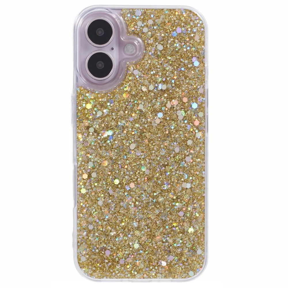 EIDERWOOD iPhone 16 Glitter Deksel - Gull