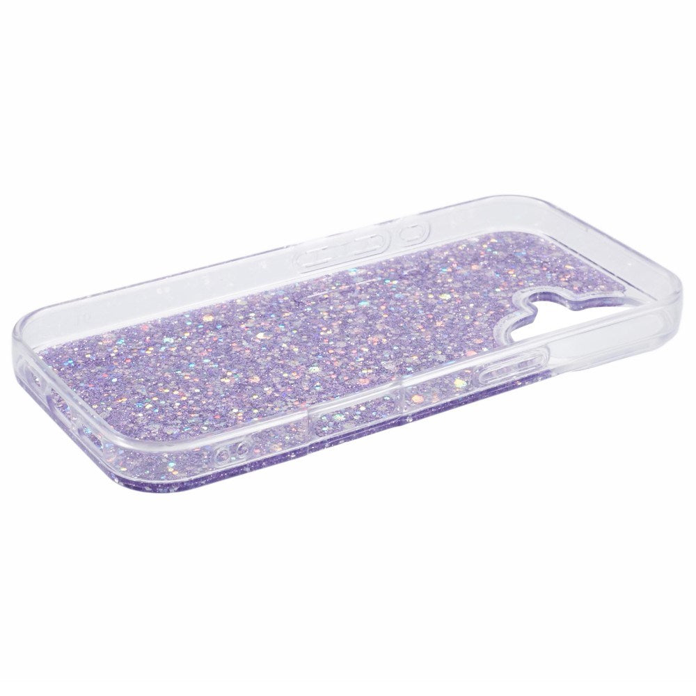 EIDERWOOD iPhone 16 Glitter Deksel - Lilla