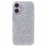 EIDERWOOD iPhone 16 Glitter Deksel - Sølv