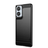 Motorola Moto G85 (5G) / S50 Neo (5G) Brushed Carbon Deksel - Svart