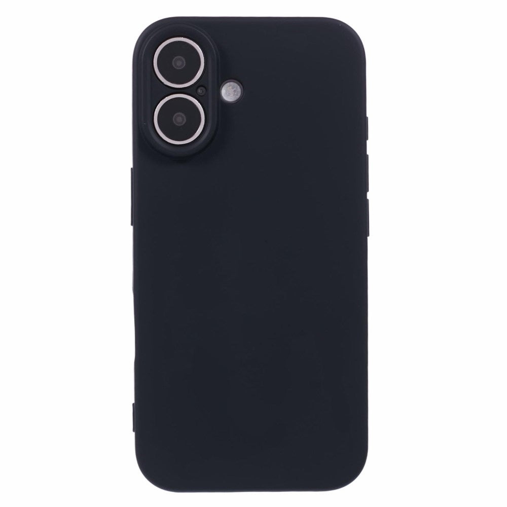 EIDERWOOD iPhone 16 Matt Fleksibelt Plast Deksel - Svart