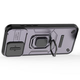 EIDERWOOD iPhone 16 Pro Max Bakdeksel med Magnetisk Kickstand Og Cam Slider - Lilla