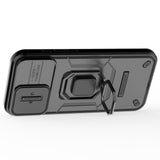 EIDERWOOD iPhone 16 Plus Bakdeksel med Magnetisk Kickstand Og Cam Slider - Svart