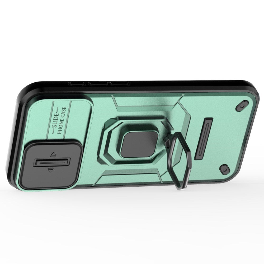 EIDERWOOD iPhone 16 Plus Bakdeksel med Magnetisk Kickstand Og Cam Slider - Grønn