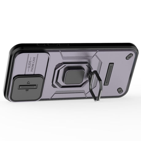 EIDERWOOD iPhone 16 Plus Bakdeksel med Magnetisk Kickstand Og Cam Slider - Lilla