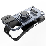 EIDERWOOD iPhone 16 Pro Bakdeksel med Magnetisk Kickstand Og Cam Slider - Svart