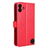 EIDERWOOD Nothing CMF Phone 1 Kunstskinn Flip Deksel m. Strop - Rød