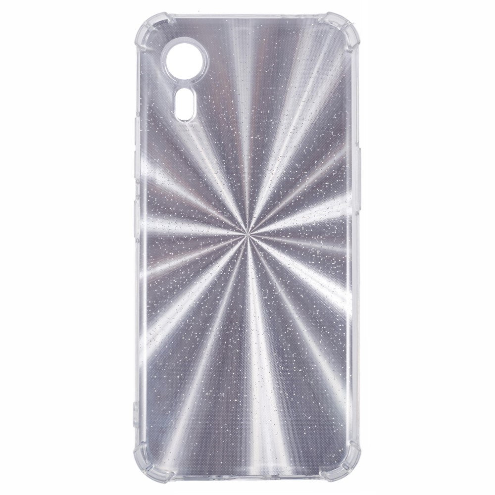 EIDERWOOD Samsung Galaxy Xcover 7 Fleksibelt Plast Deksel med 4 Forskjellige Bakgrunner - Gjennomsiktig / Multi