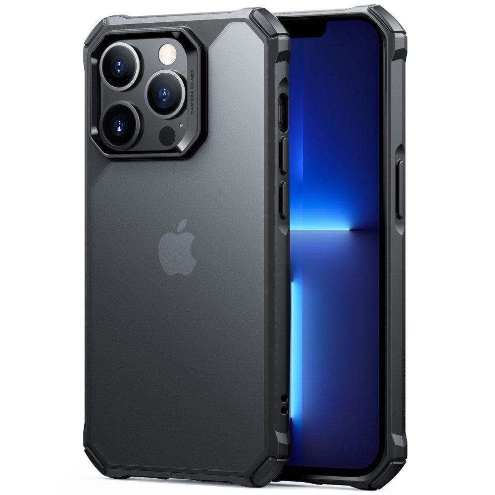 iPhone 13 Pro Deksel ESR Air Armor Clear Hard Case - Gjennomsiktig / Svart