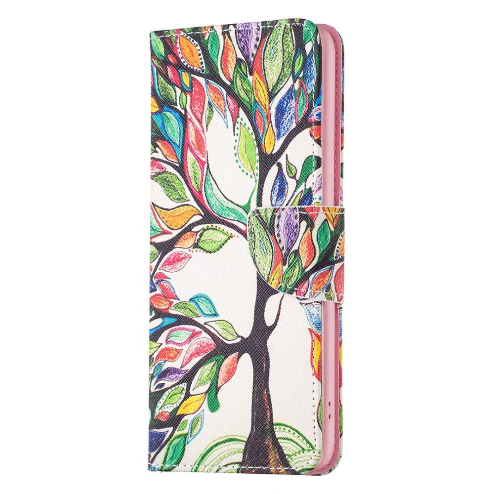 EIDERWOOD Samsung Galaxy A16 Kunstskinn Flip Deksel m. Lommebok & Trykk - Tre