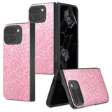 EIDERWOOD Google Pixel 9 Pro Fold (5G) Kunstskinn Glitter Deksel - Rosa