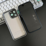 EIDERWOOD iPhone 14 Pro Silikon Deksel med Innebygd Kamerabeskyttelse - Svart