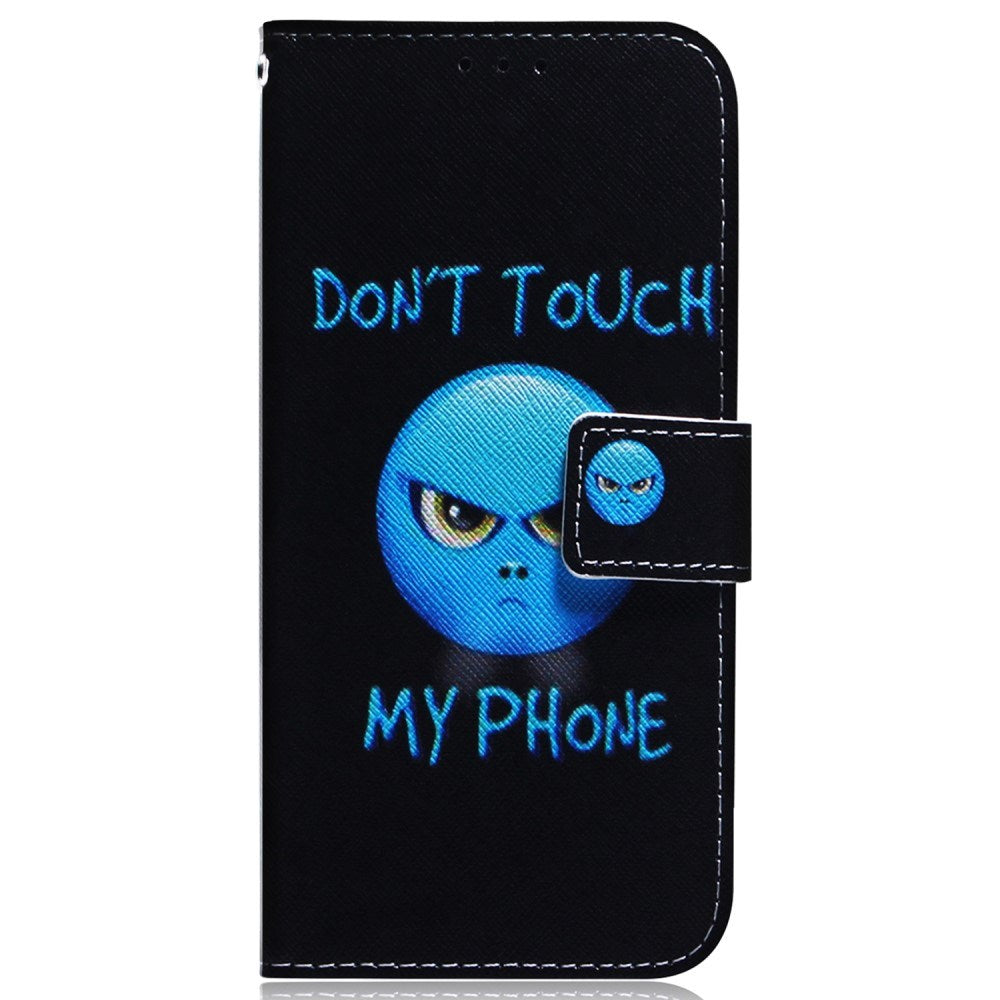 EIDERWOOD OnePlus Nord 4 (5G) Kunstskinn Deksel med Lommebok og Trykk - "Don't Touch My Phone"