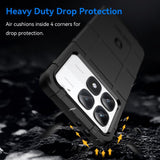 EIDERWOOD Xiaomi 14T Pro Rugged Shield Håndverker Deksel - Svart