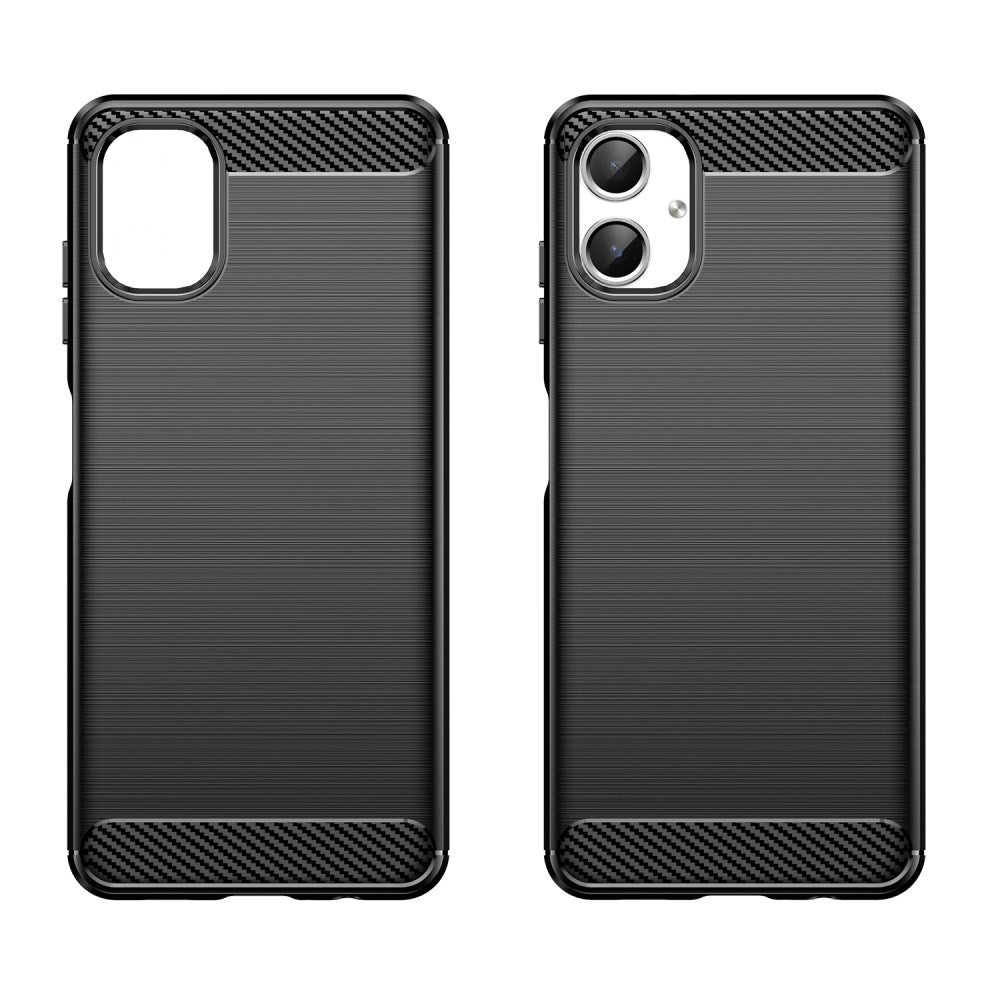 EIDERWOOD Samsung Galaxy A06 Brushed Carbon Plast Deksel - Svart