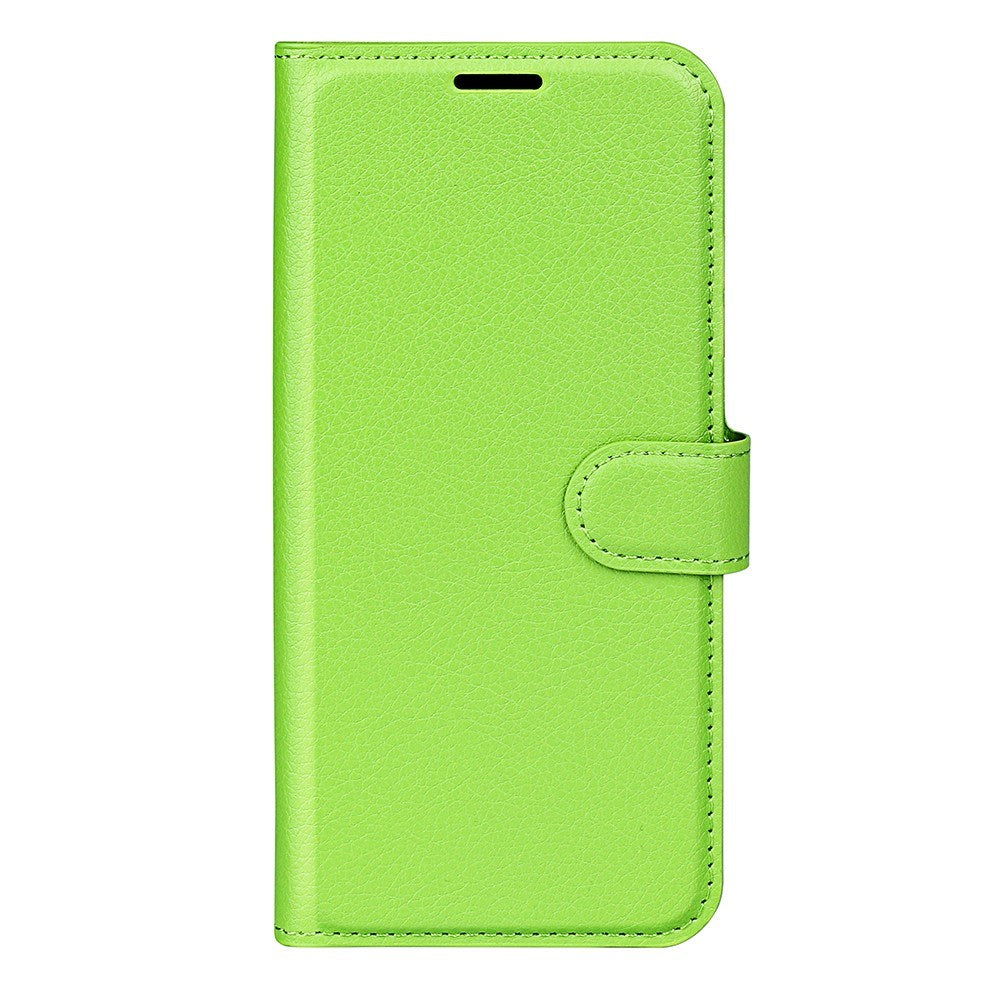 EIDERWOOD Samsung Galaxy A06 Litchi Leather Flip Deksel med Lommebok - Grønn