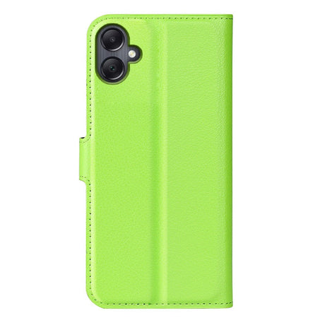 EIDERWOOD Samsung Galaxy A06 Litchi Leather Flip Deksel med Lommebok - Grønn