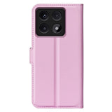 EIDERWOOD Xiaomi 14T Pro Litchi Skin Flip Deksel med Lommebok - Rosa