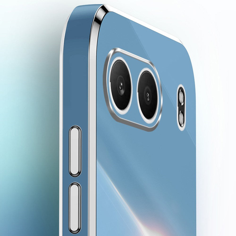 EIDERWOOD OnePlus Nord 4 Deksel med Metallramme - Fleksibel Plast - Turkis