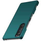 Sony Xperia 1 IV Ultra Slim Bakdeksel - Ripebestandig - Grønn