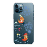 EIDERWOOD iPhone 16 Pro Max Fleksibelt Plast Jul Deksel - Merry Christmas - Julefugler