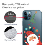 EIDERWOOD iPhone 16 Pro Max Fleksibelt Plast Jul Deksel - Merry Christmas - Julenissen