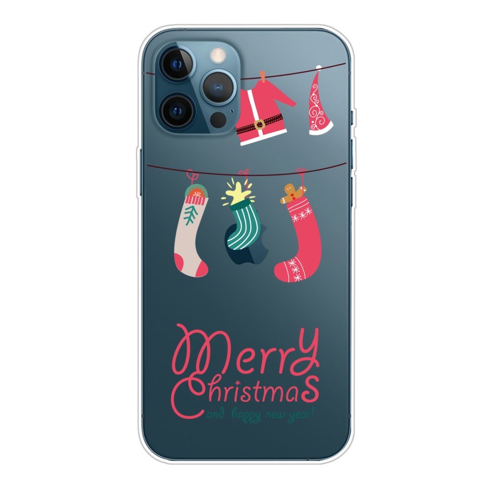 EIDERWOOD iPhone 16 Pro Max Fleksibelt Plast Jul Deksel - Merry Christmas - Juleklær