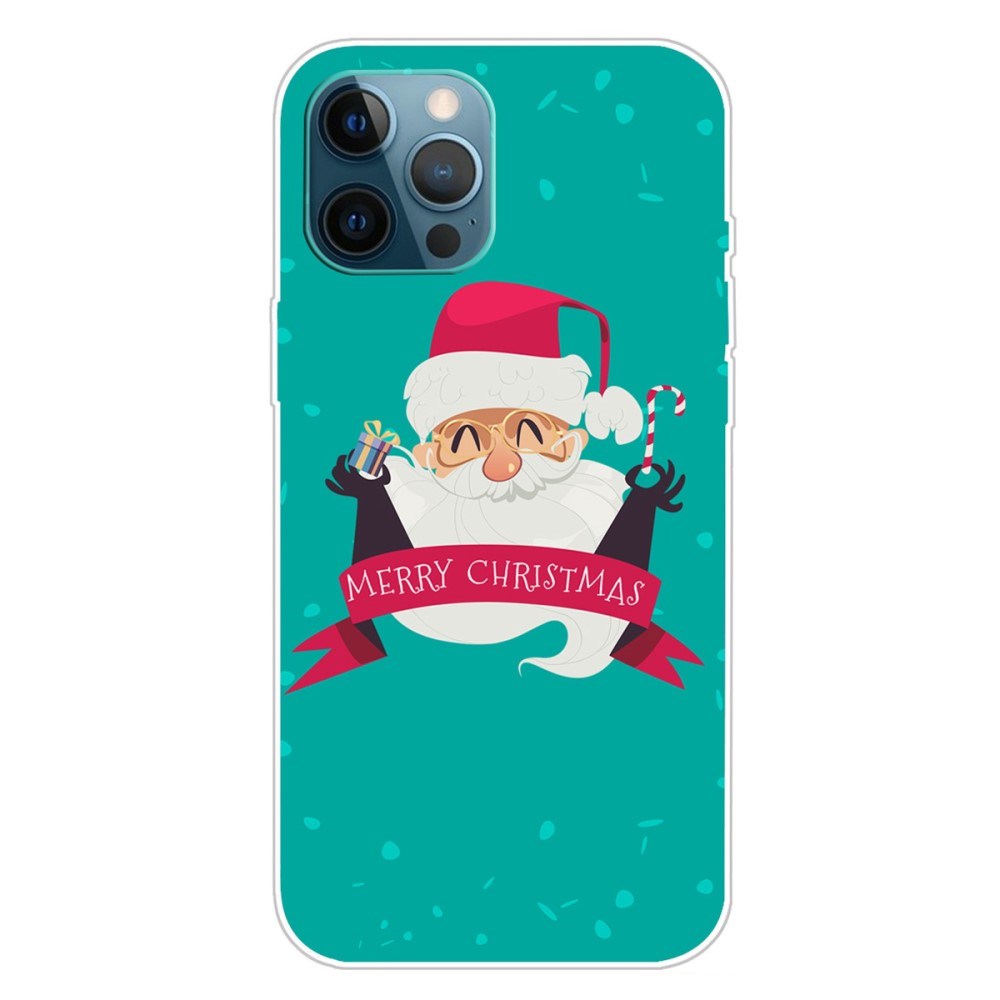 EIDERWOOD iPhone 16 Pro Max Fleksibelt Plast Jul Deksel - Merry Christmas - Glad Julenisse