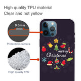 EIDERWOOD iPhone 16 Pro Max Fleksibelt Plast Jul Deksel - Merry Christmas - Jule Dekorasjoner