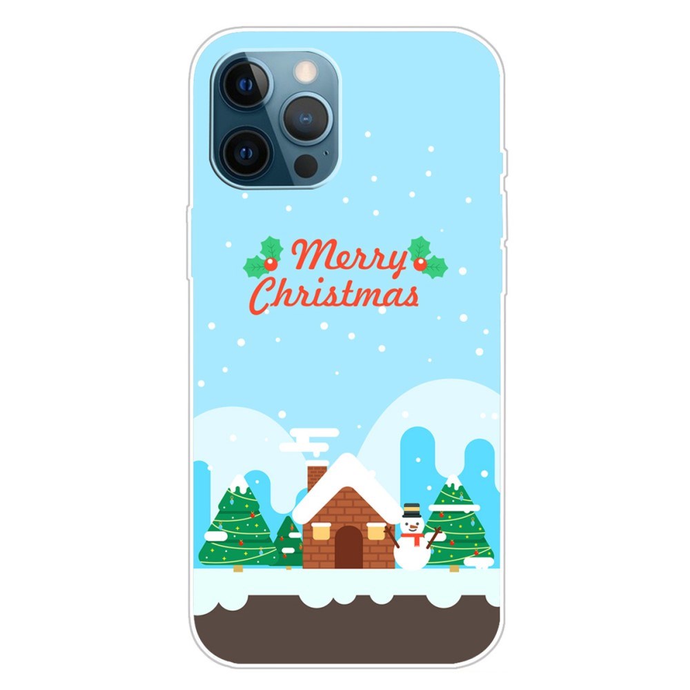 EIDERWOOD iPhone 16 Pro Fleksibelt Plast Jul Deksel - Merry Christmas - Julemoro