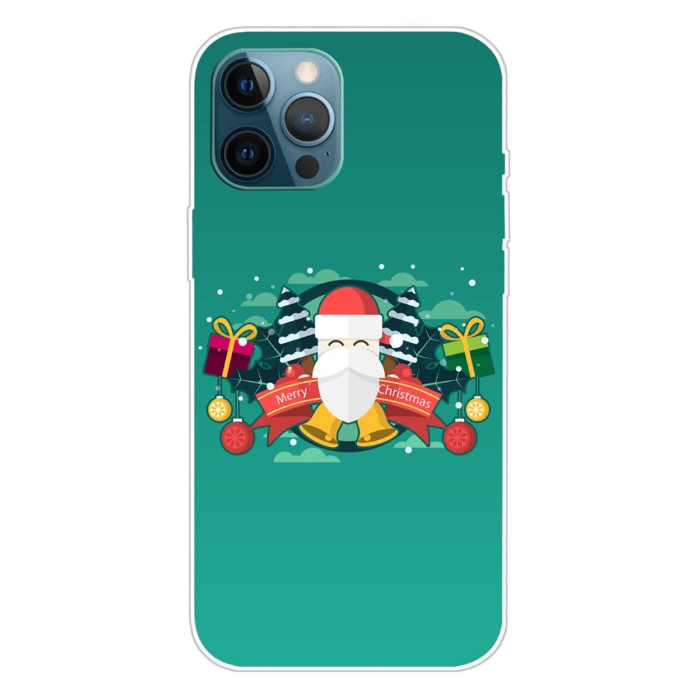 EIDERWOOD iPhone 16 Pro Fleksibelt Plast Jul Deksel - Merry Christmas - Julenissen