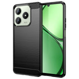 Realme Note 60x (4G) / C63 (4G) / C61 (4G) EIDERWOOD Carbon Fiber Deksel - Svart