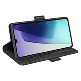 EIDERWOOD Xiaomi Redmi 14C / Poco C75 Kunstskinn Flip Deksel med Kortholder & Ståfunksjon - Svart