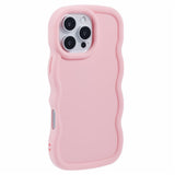 iPhone 16 Pro EIDERWOOD Fleksibelt Plast Wavy Deksel - Rosa