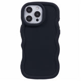 iPhone 16 Pro EIDERWOOD Fleksibelt Plast Wavy Deksel - Svart