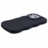 iPhone 16 Pro EIDERWOOD Fleksibelt Plast Wavy Deksel - Svart
